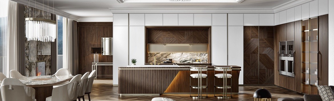 Заказать проект итальянской кухни в салоне Arca-Style в СПб